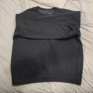 Large fruit of the loom grey sweatshirt